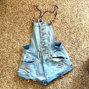 Denim overalls